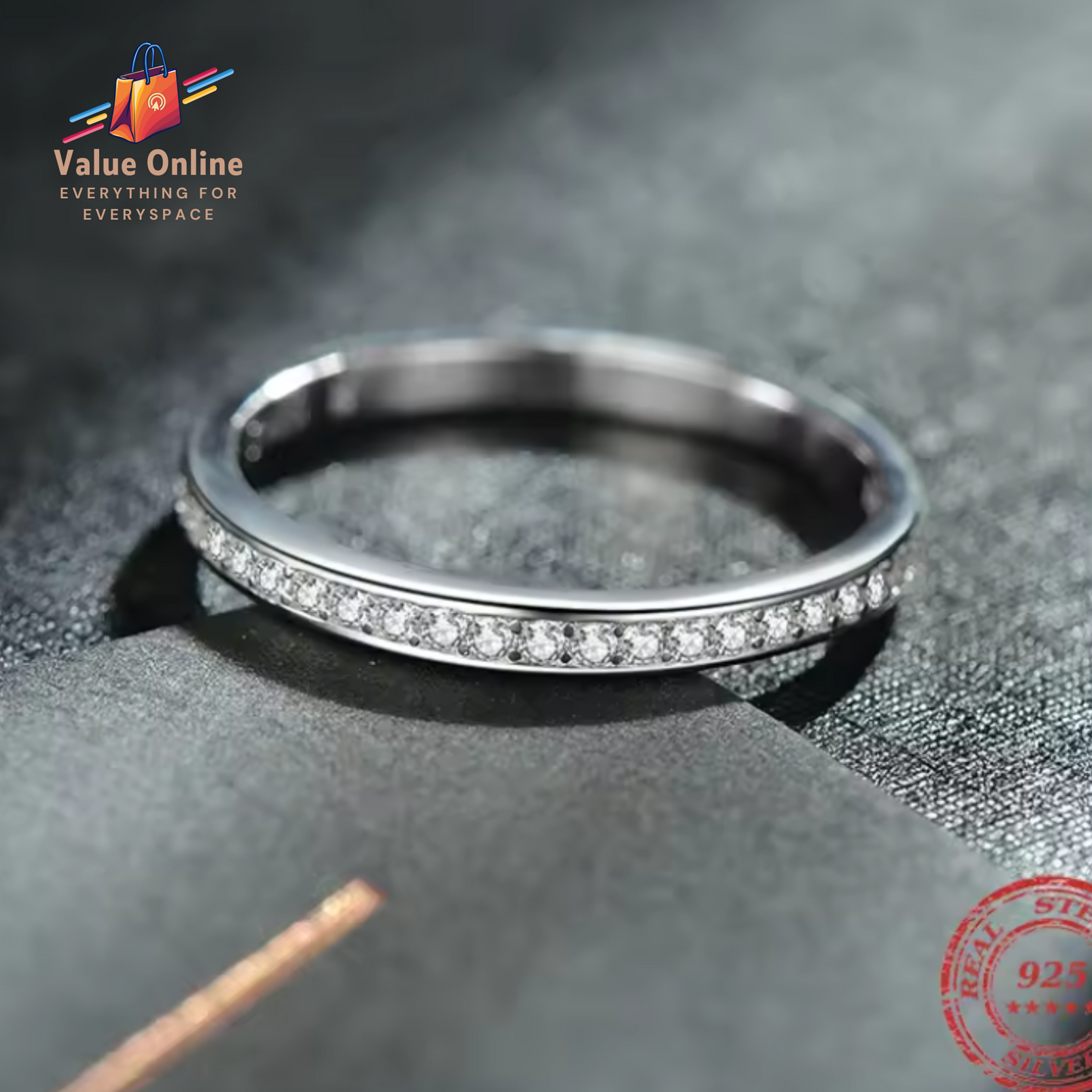 Classic Simple 100% 925 Sterling Silver Rings