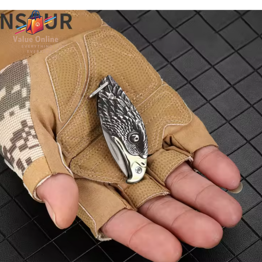 Creative Mini Zipper Keychain Knife Portable Outdoor Survival Emergency Tool