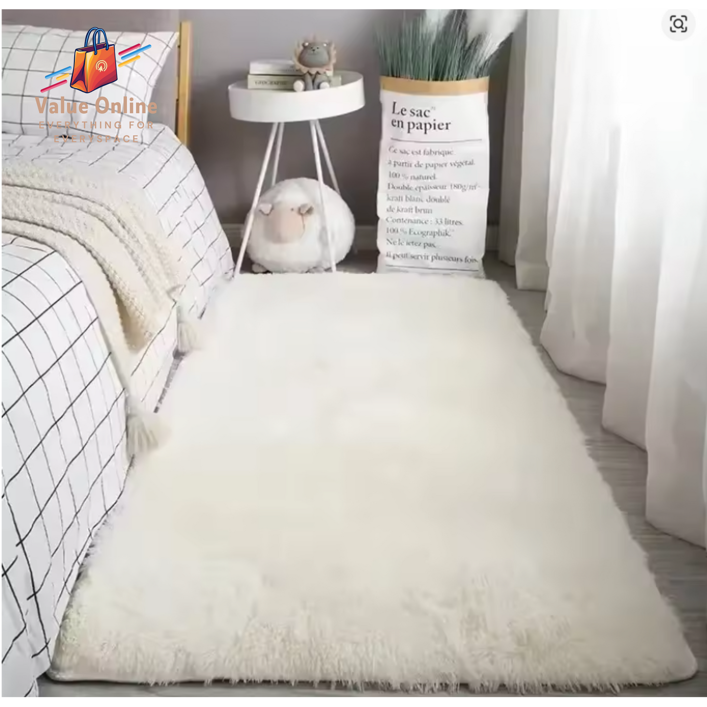 Rugs for Bedroom Large Carpet for Living Room Fluffy Hall Sofa Area Rug Carpets
