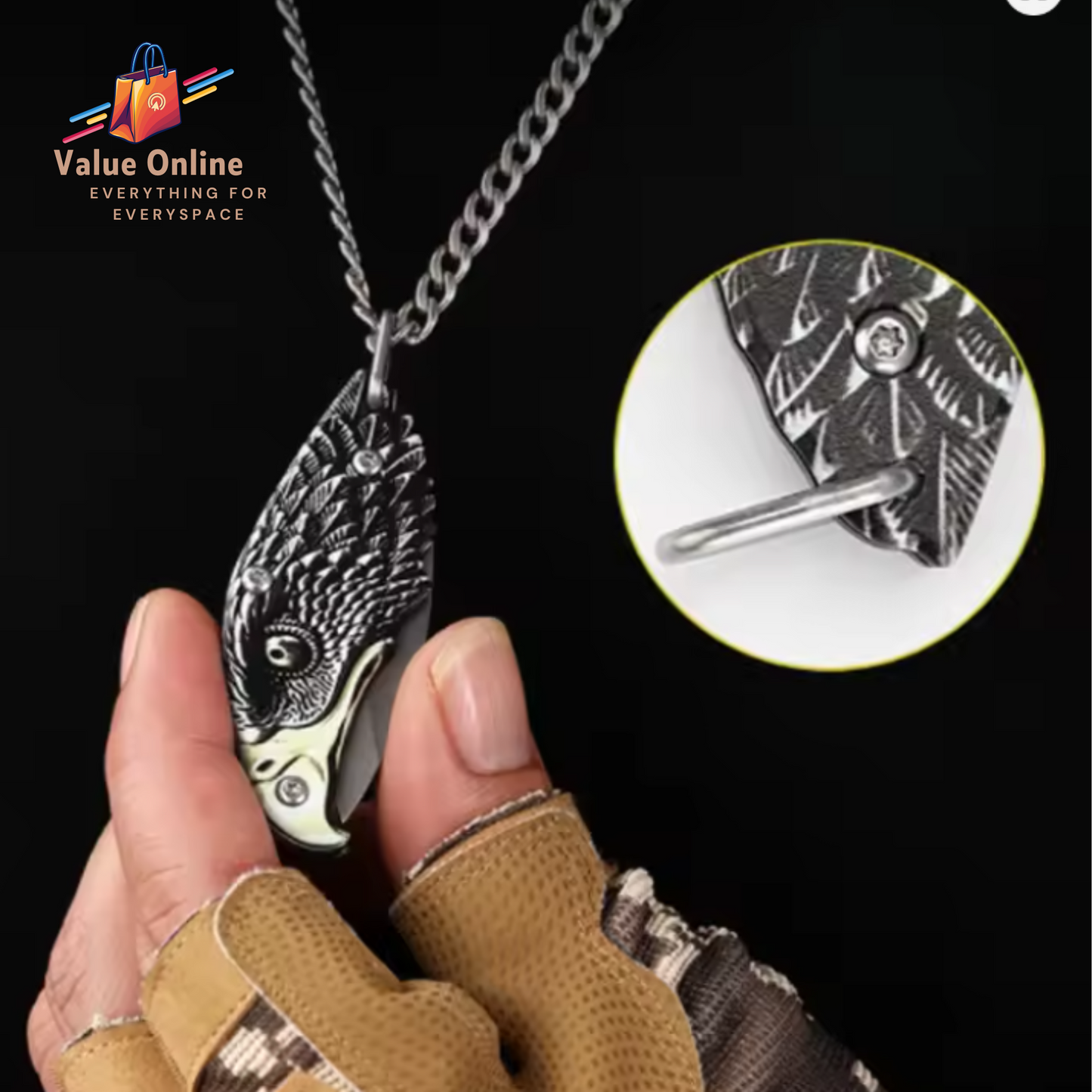 Creative Mini Zipper Keychain Knife Portable Outdoor Survival Emergency Tool