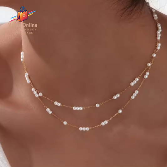 Elegant Imitation Pearls Necklace For Women