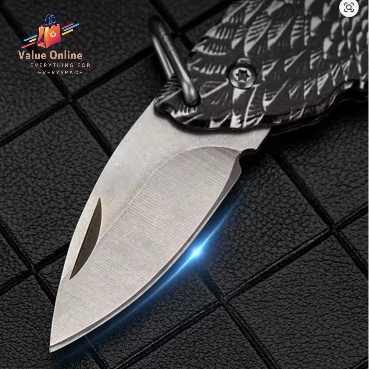 Creative Mini Zipper Keychain Knife Portable Outdoor Survival Emergency Tool